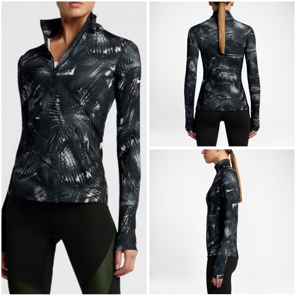 Nike Pro Warm Women's Long Sleeve Training Top Pullover Black